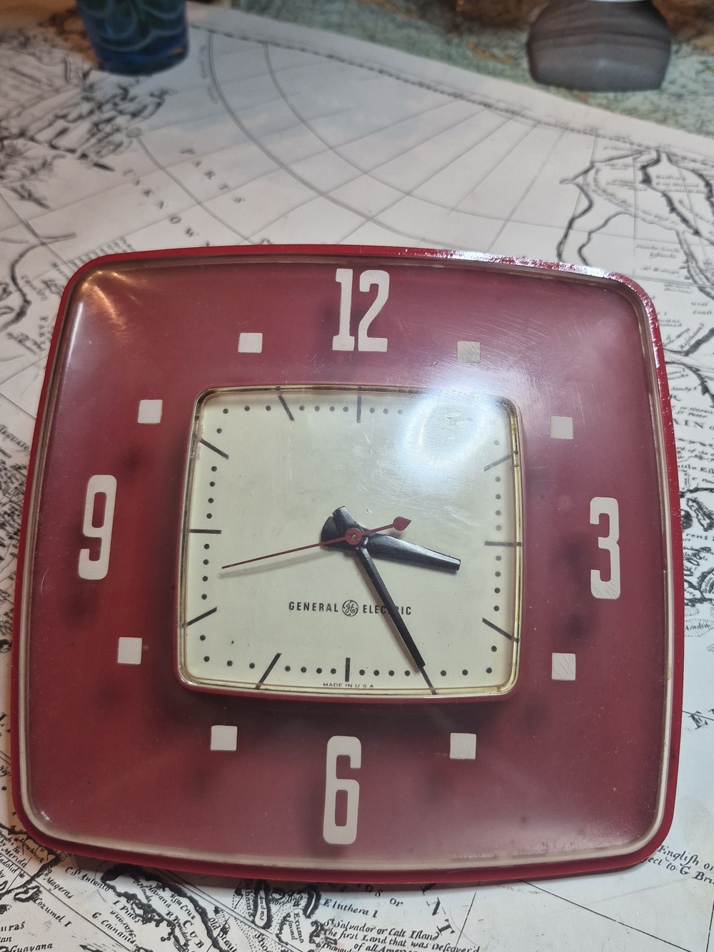 Vintage General Mills Red Wall Clock